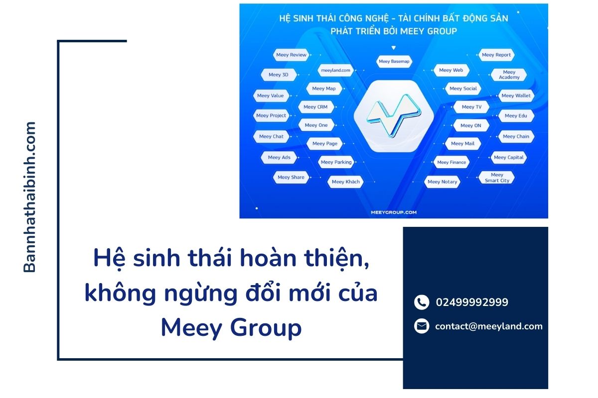 Hệ sinh thái hoàn thiện, không ngừng đổi mới của Meey Group