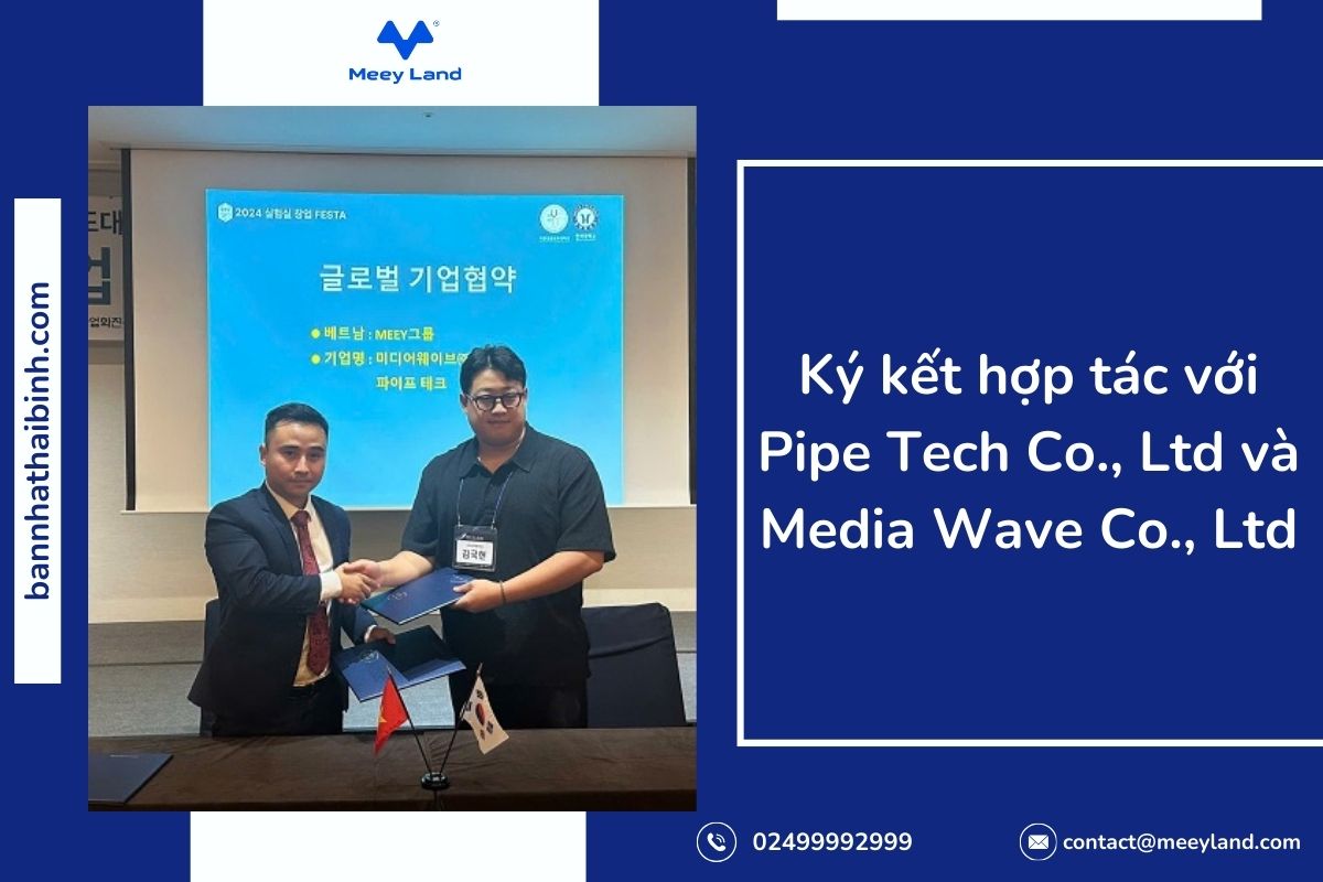 Ký kết hợp tác với Pipe Tech Co., Ltd và Media Wave Co., Ltd