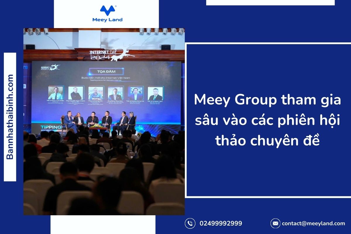 Meey Group tham gia sâu vào các phiên hội thảo chuyên đề