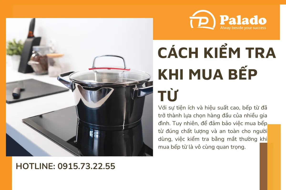 Cách kiểm tra bằng mắt thường khi mua bếp từ