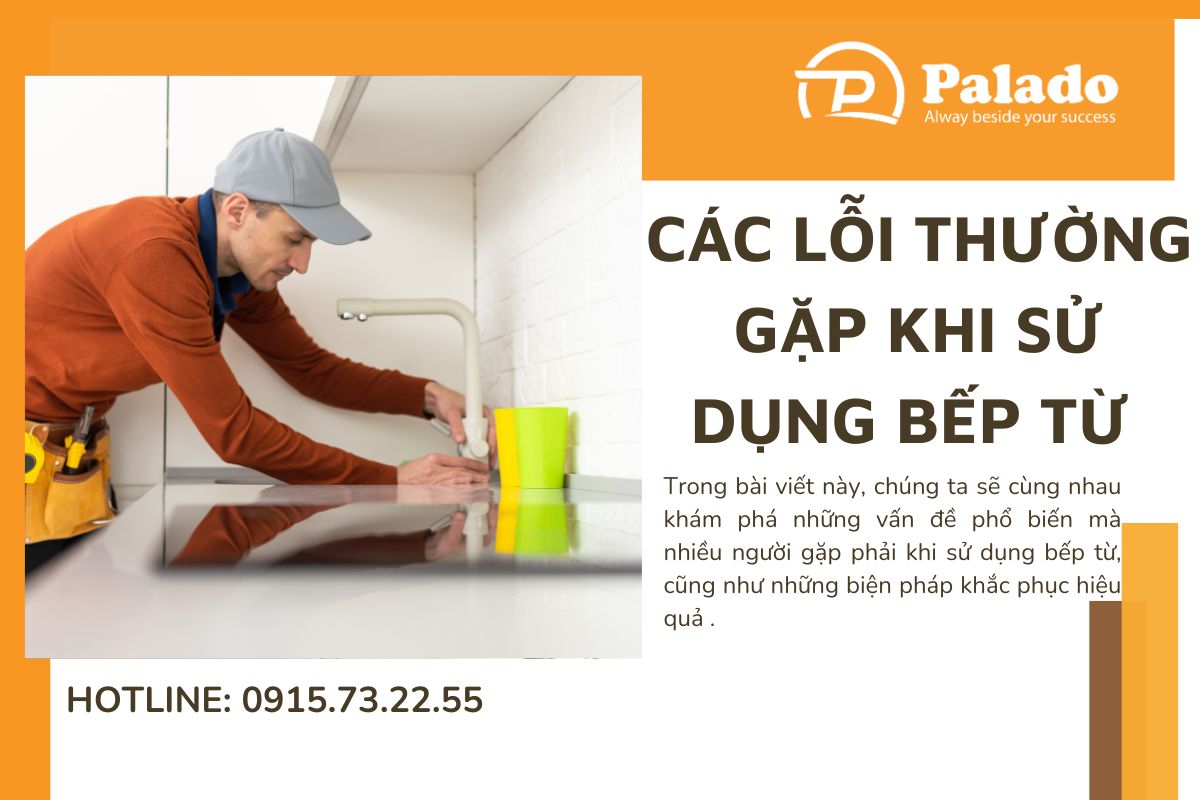 Các lỗi thường gặp khi sử dụng bếp từ