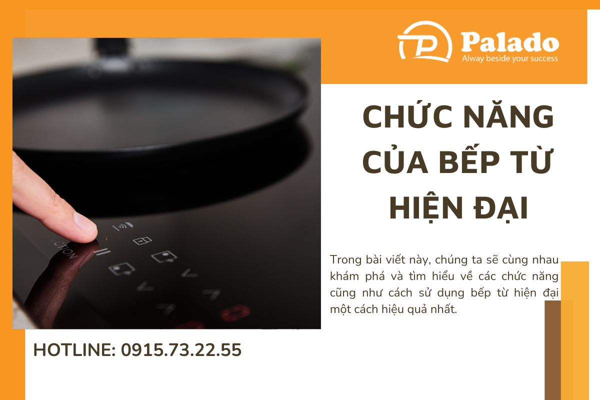 chức năng của bếp từ hiện đại