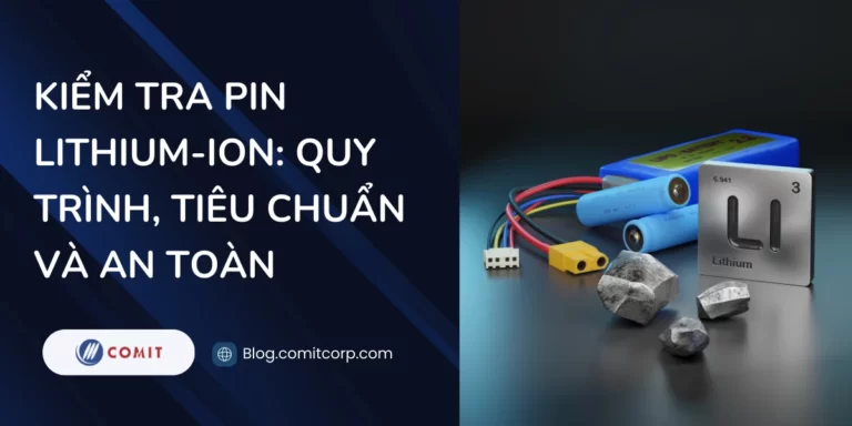 Kiểm tra pin Lithium-Ion quy trình, tiêu chuẩn và an toàn