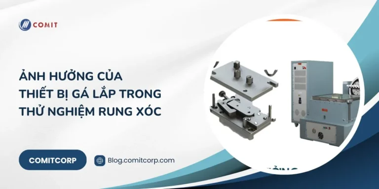 Ảnh hưởng của thiết bị gá lắp trong trong thử nghiệm rung xóc