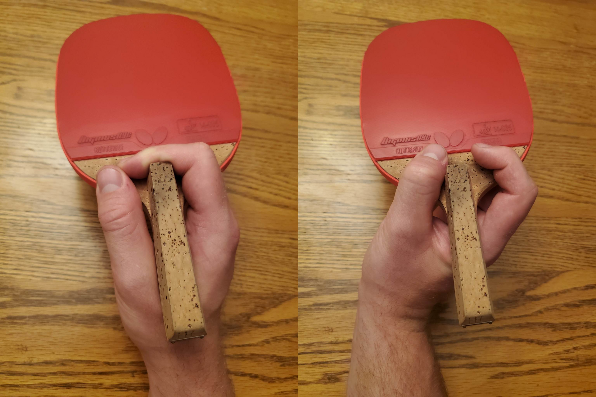 Shakehand Grip – Cầm Vợt Bắt Tay