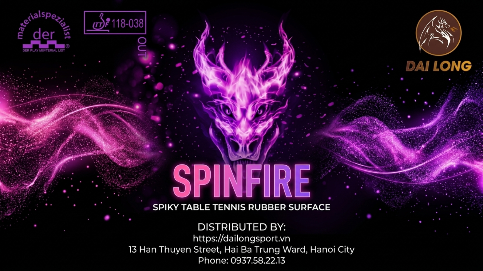 Mặt vợt bóng bàn Spinfire