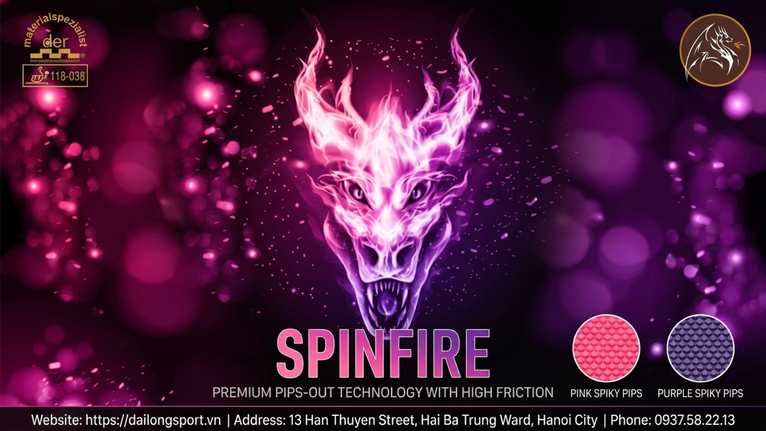 Mặt vợt bóng bàn Spinfire