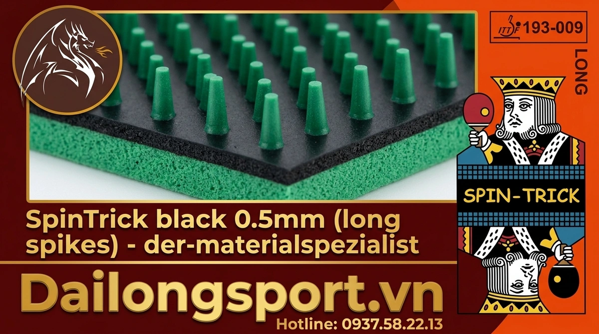 Đánh Giá Siêu Phẩm Mặt Vợt Bóng Bàn Gai Dài Barna Original SpinTrick: Sự Kết Hợp Lịch Sử Của 4 Huyền Thoại