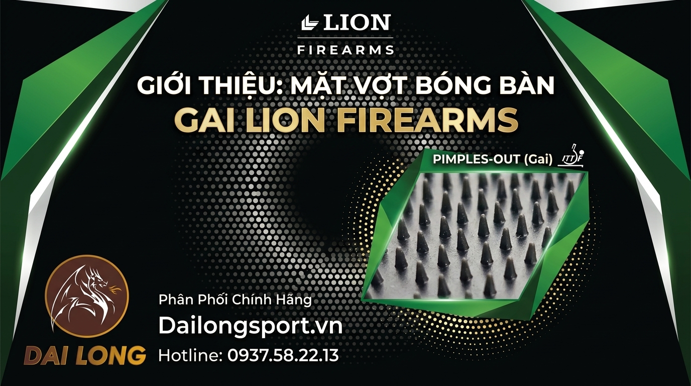 Mặt Vợt Bóng Bàn Lion Firearms (Gai Công)