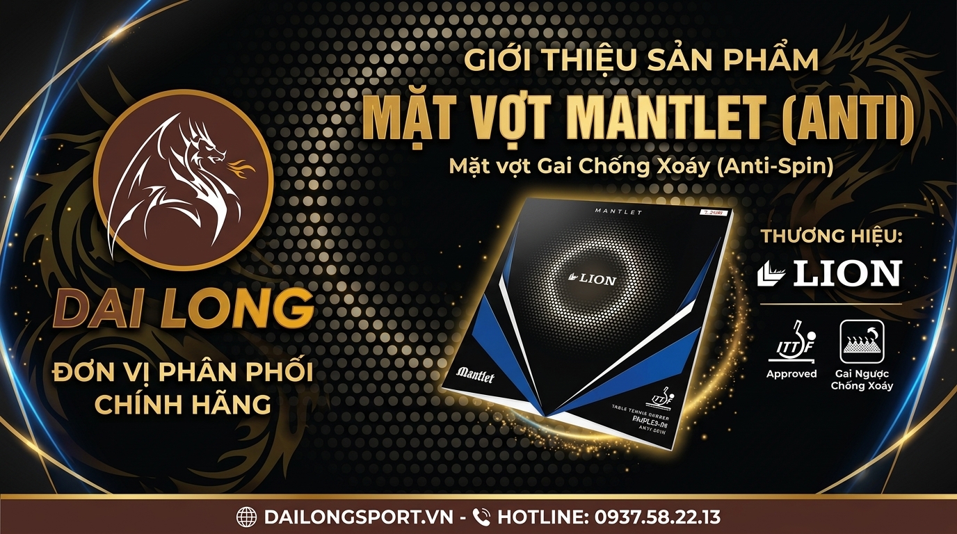 Mặt Vợt Bóng Bàn Lion Mantlet (Anti)