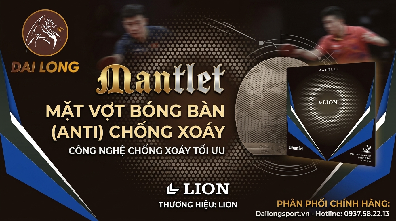 Mặt Vợt Bóng Bàn Lion Mantlet (Anti)