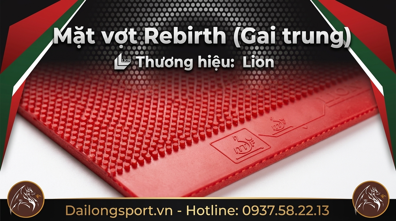 Mặt Vợt Bóng Bàn Lion Trapper (Gai Dài)