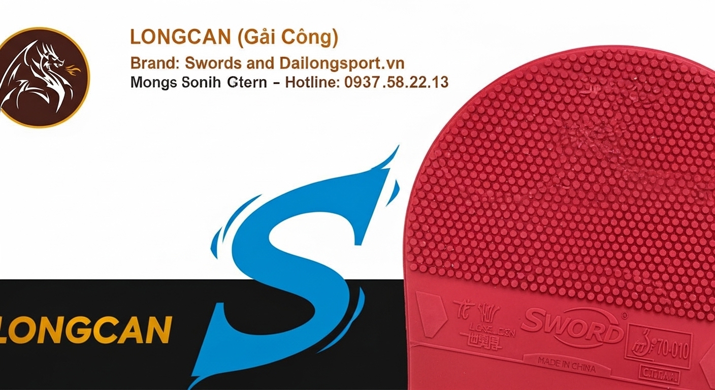 Mặt Vợt Bóng Bàn Sword LongCan