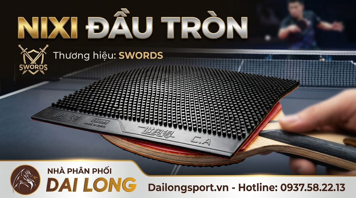 Mặt Vợt Bóng Bàn Sword Nixi Đầu Trò