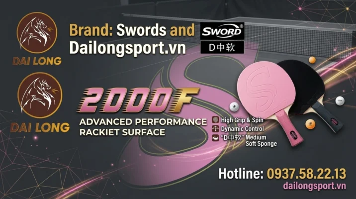Mặt Vợt Bóng Bàn Sword 2000F