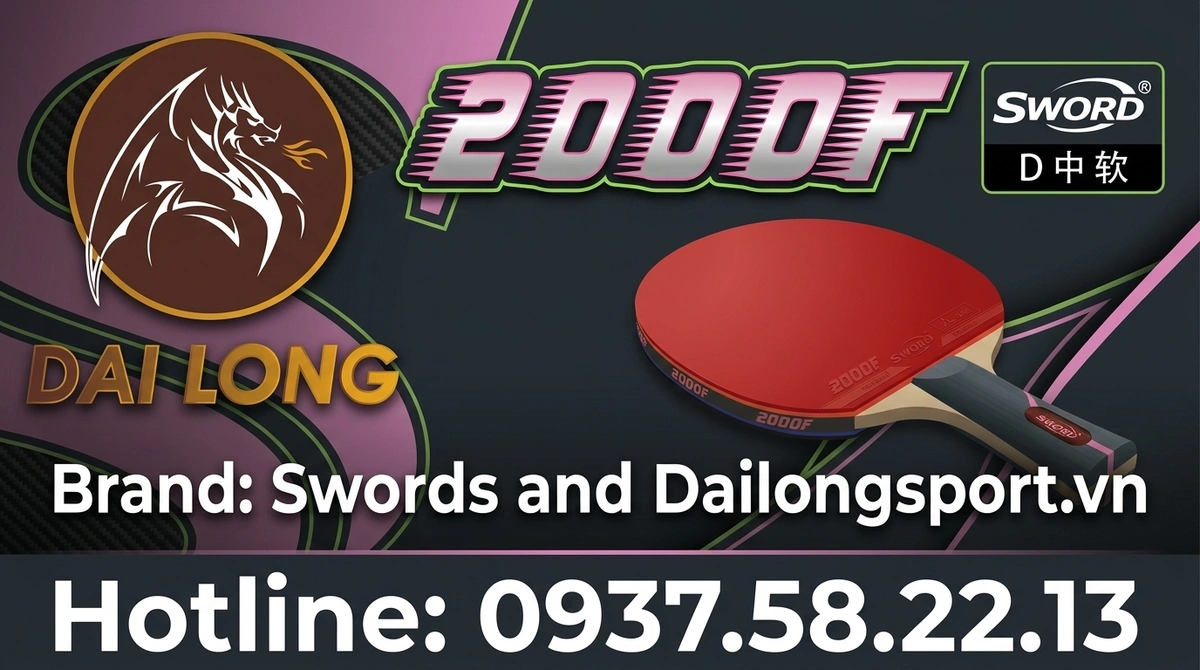 Mặt Vợt Bóng Bàn Sword 2000F