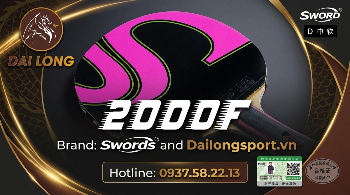Mặt Vợt Bóng Bàn Sword 2000F