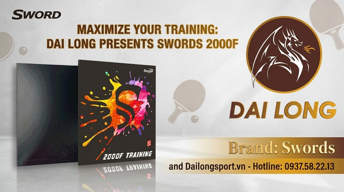 Mặt Vợt Bóng Bàn Sword 2000F Training