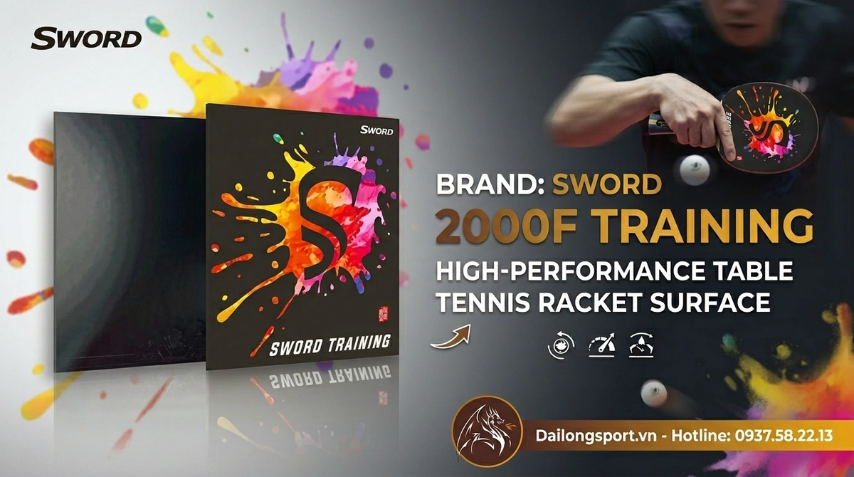 Mặt Vợt Bóng Bàn Sword 2000F Training