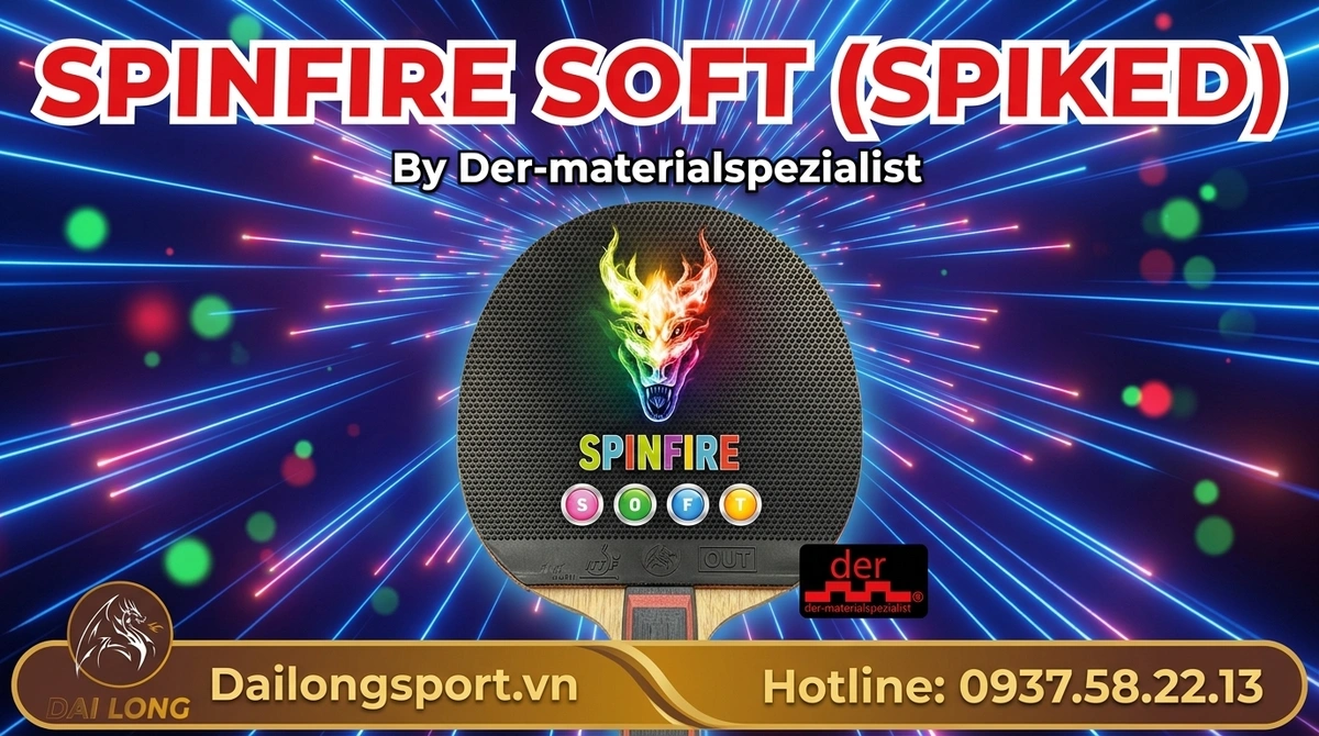 Mặt Vợt Gai Công Der-materialspezialist Spinfire Soft