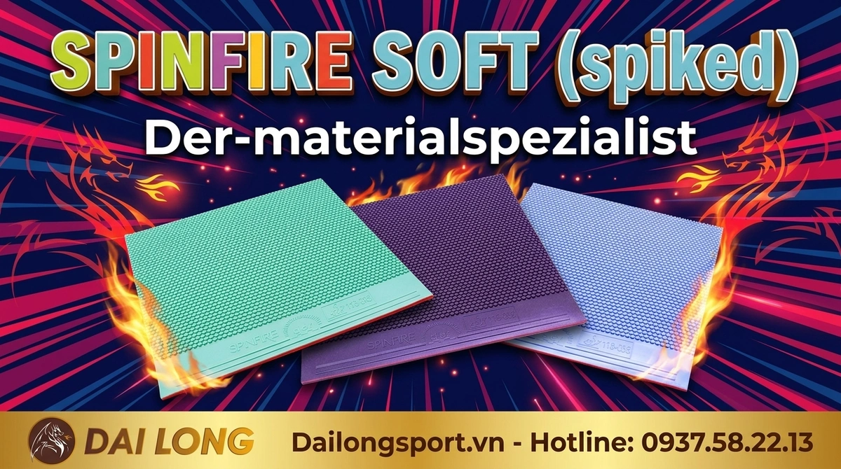 Mặt Vợt Gai Công Der-materialspezialist Spinfire Soft