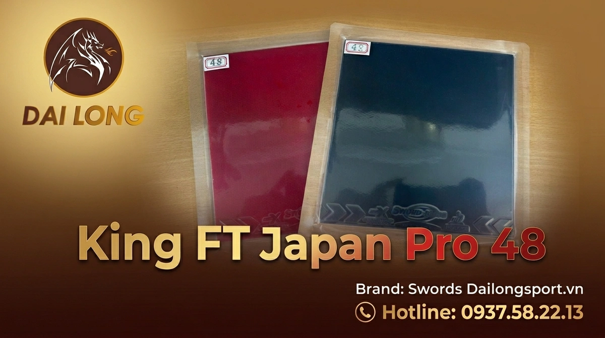 Mặt Vợt Bóng Bàn Sword King FT Japan Pro 48