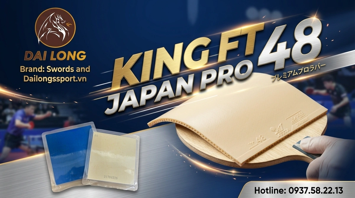Mặt Vợt Bóng Bàn Sword King FT Japan Pro 48