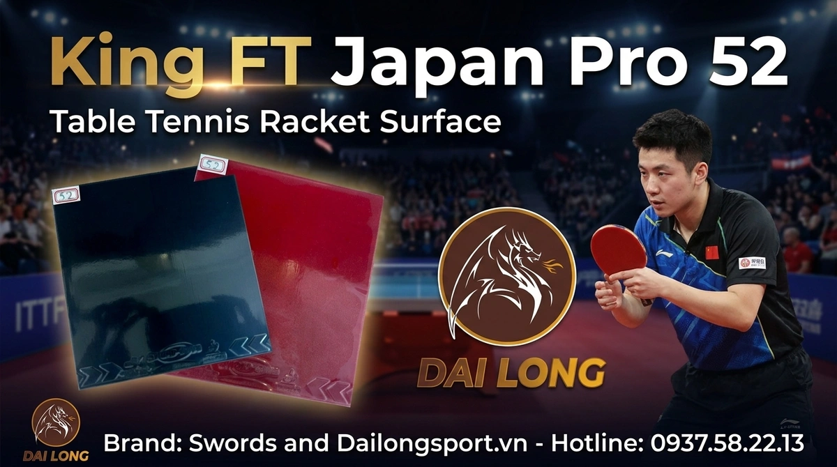 Mặt Vợt Bóng Bàn Sword King Japan Pro 52