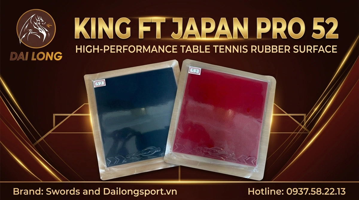 Mặt Vợt Bóng Bàn Sword King Japan Pro 52