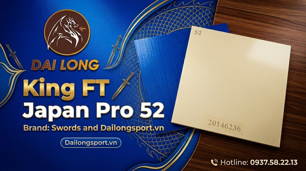 Mặt Vợt Bóng Bàn Sword King Japan Pro 52