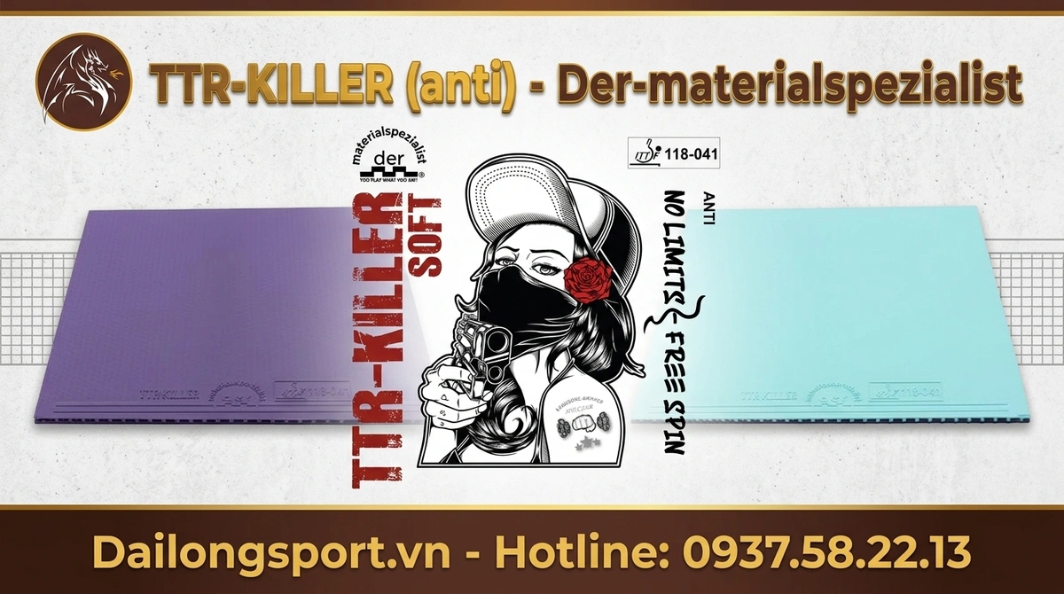 Mặt Vợt Bóng Bàn TTR-Killer Soft (Anti)