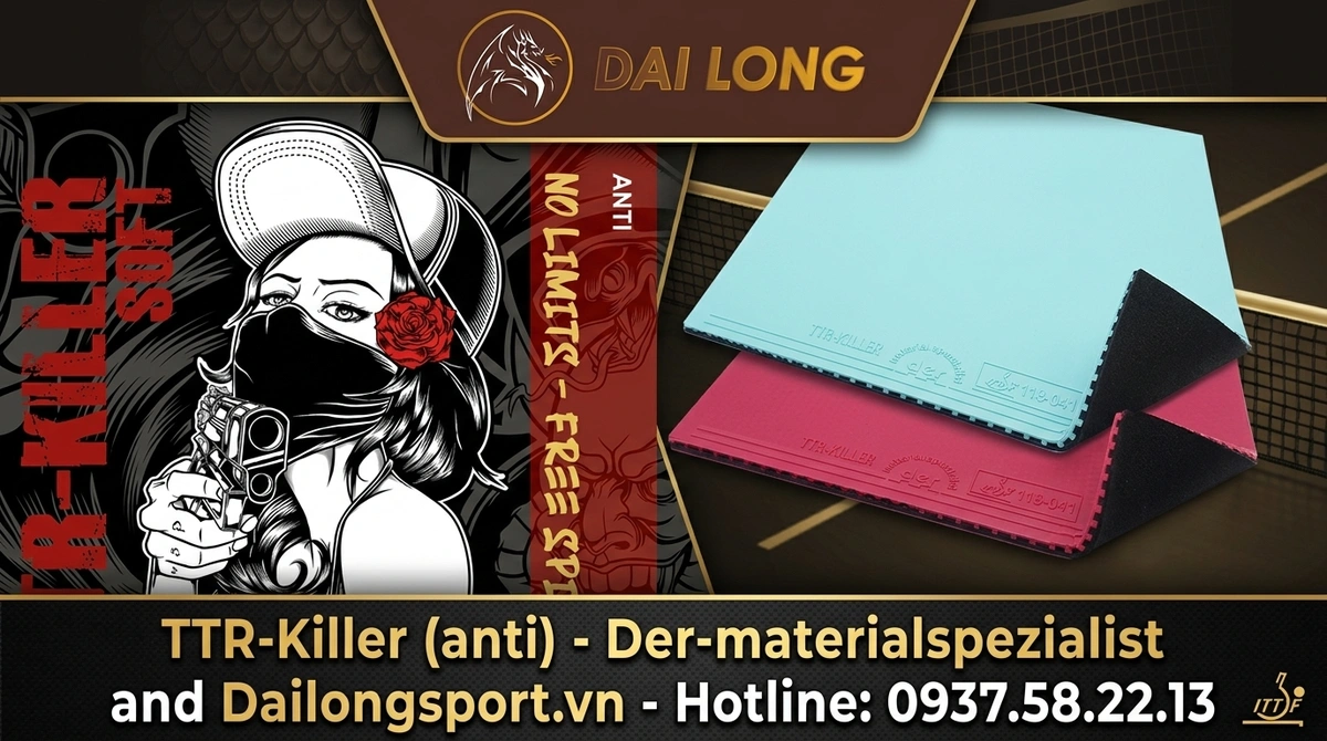 Mặt Vợt Bóng Bàn TTR-Killer Soft (Anti)