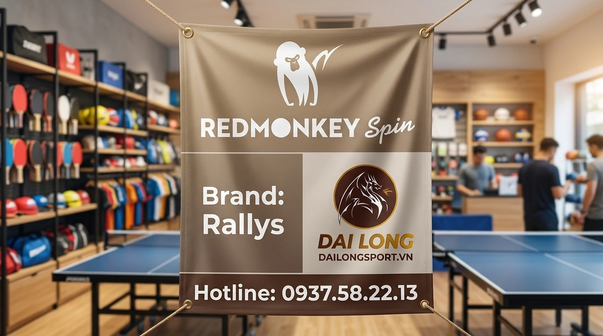 Mặt Vợt Bóng Bàn Redmonkey Spin (Rallys)