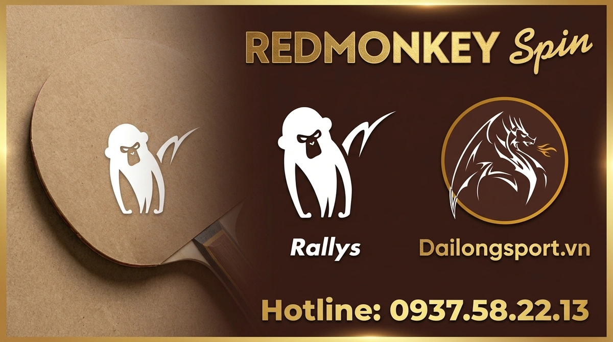 Mặt Vợt Bóng Bàn Redmonkey Spin (Rallys)