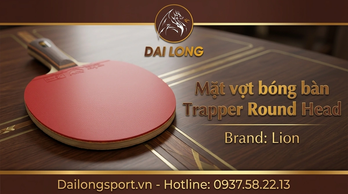 Mặt vợt bóng bàn Trapper đầu tròn