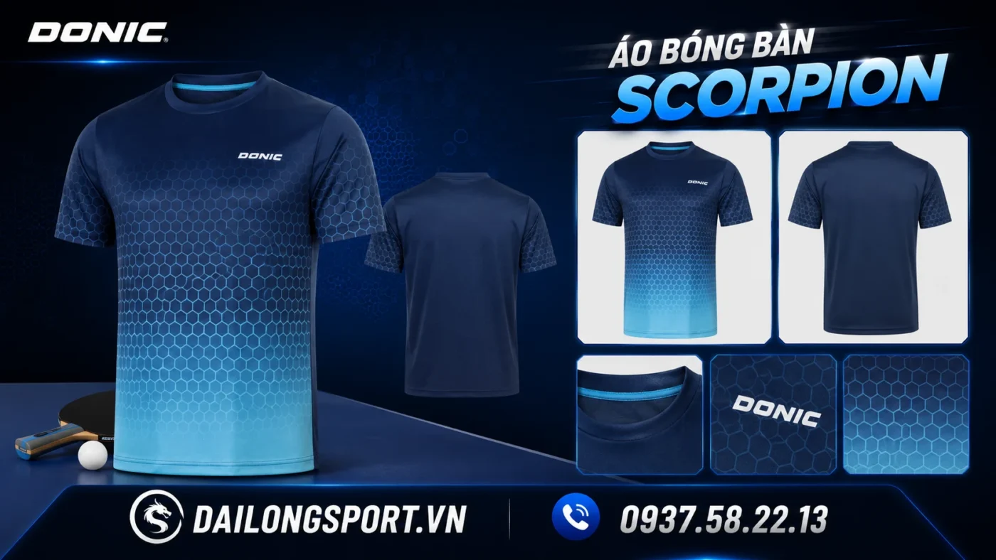 Áo Bóng Bàn Donic Scorpion
