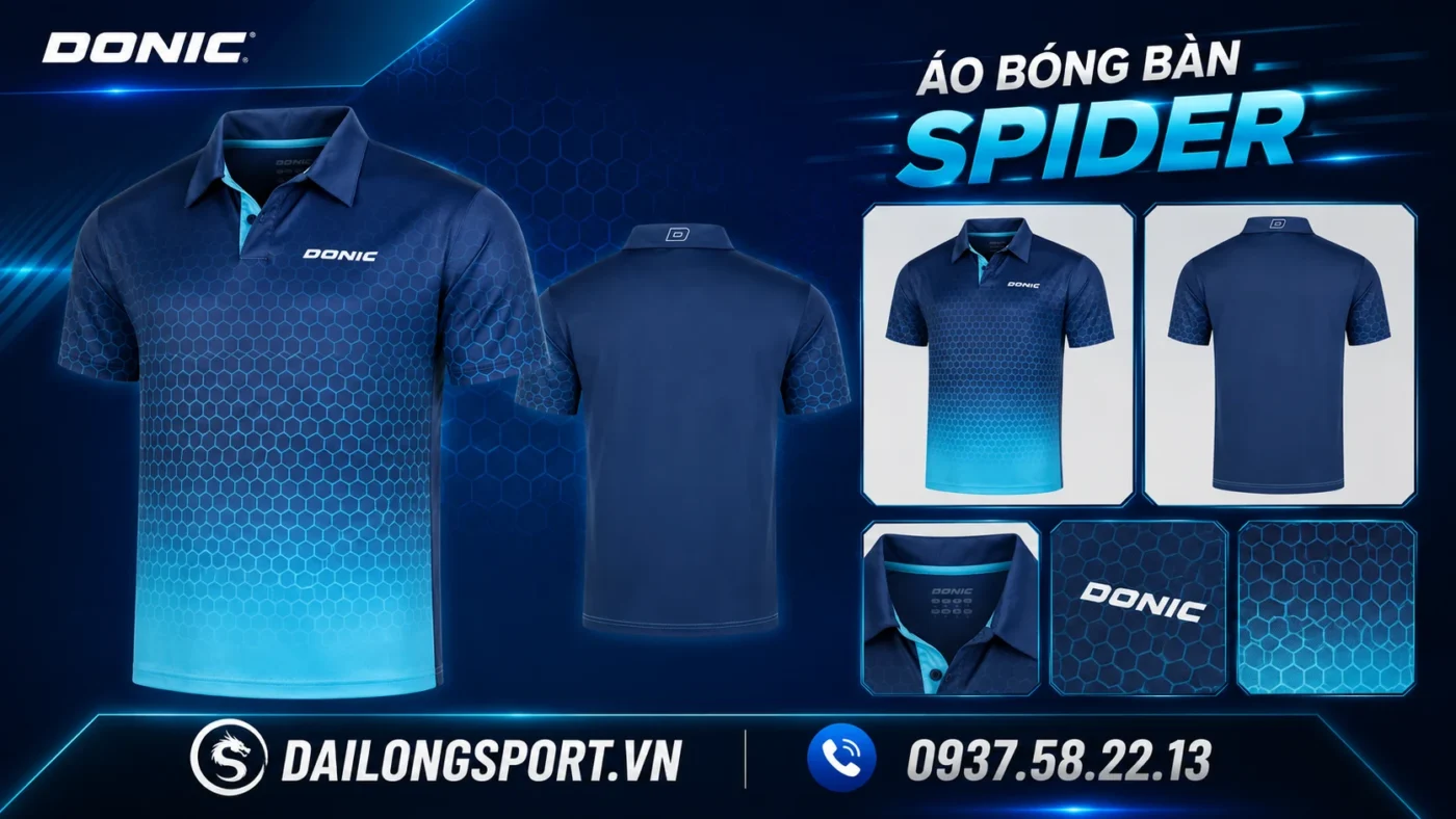Áo bóng bàn Spider