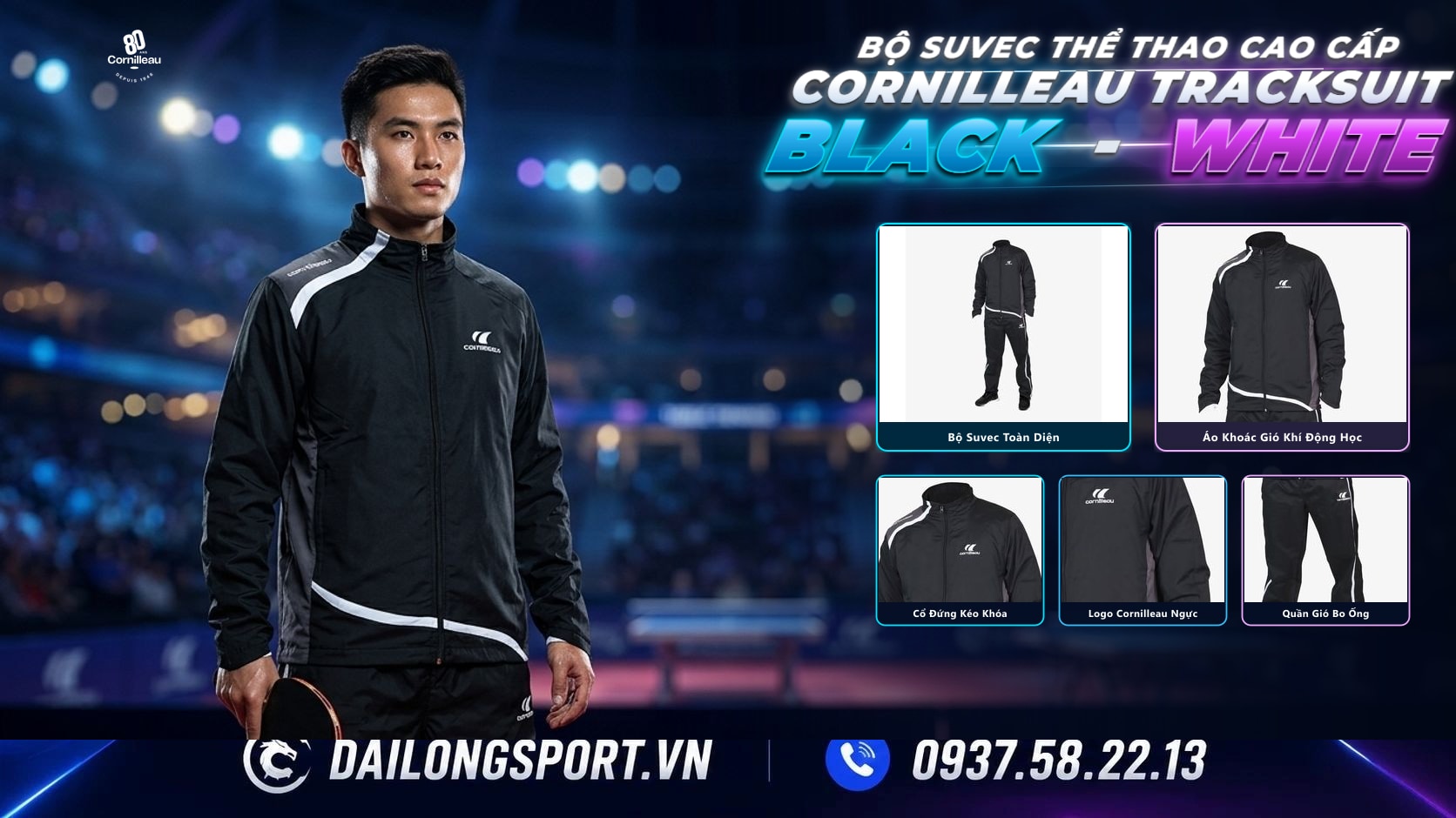 Đánh giá chi tiết Bộ Suvec Bóng Bàn Cornilleau Chính Hãng