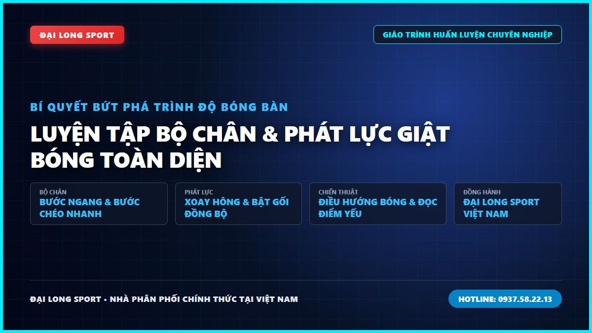 LUYỆN TẬP BỘ CHÂN & PHÁT LỰC GIẬT BÓNG TOÀN DIỆN