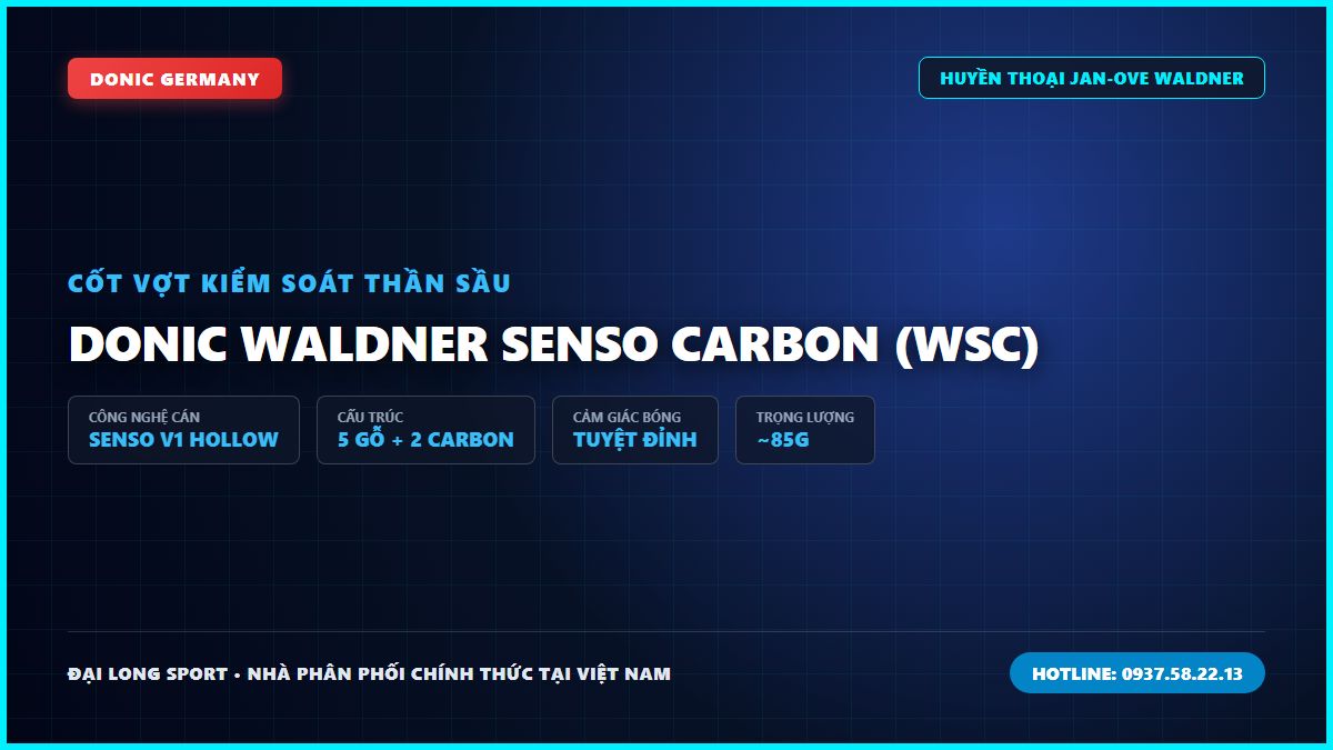 DONIC WALDNER SENSO CARBON (WSC)
