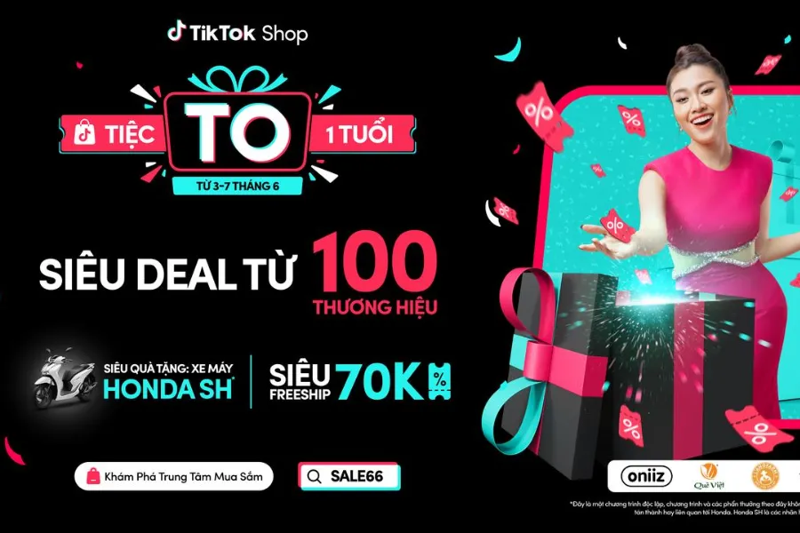 TikTok Shop khởi động chương trình Tiệc To 01 Tuổi (1)