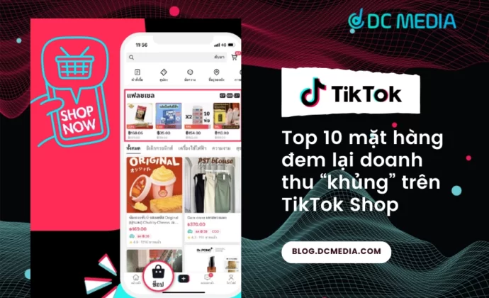 Top 10 mặt hàng đem lại doanh thu “khủng” khi bán trên Tiktok Shop