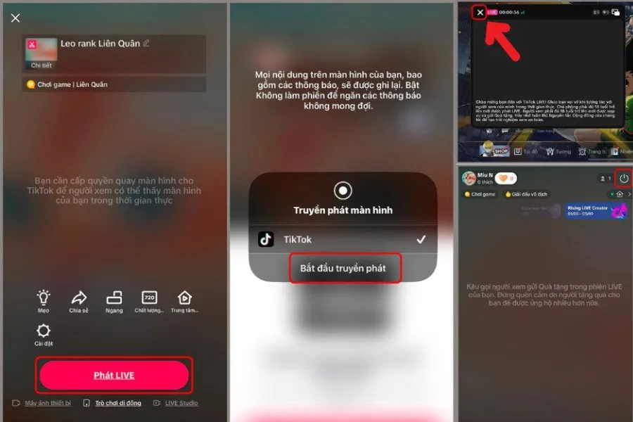 live TikTok chơi game