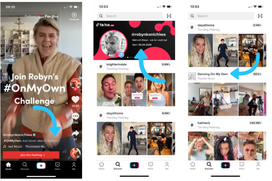 Cách thức hoạt động của Branded Hashtag Challenge