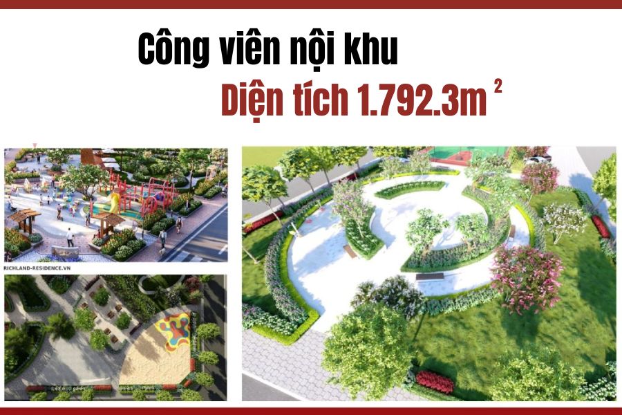 Bên cạnh các tiện ích nội khu như trường học và công viên, cư dân dự án RichLand Residence còn được thụ hưởng hàng loạt tiện ích khác từ khu dân cư hiện hữu xung quanh.