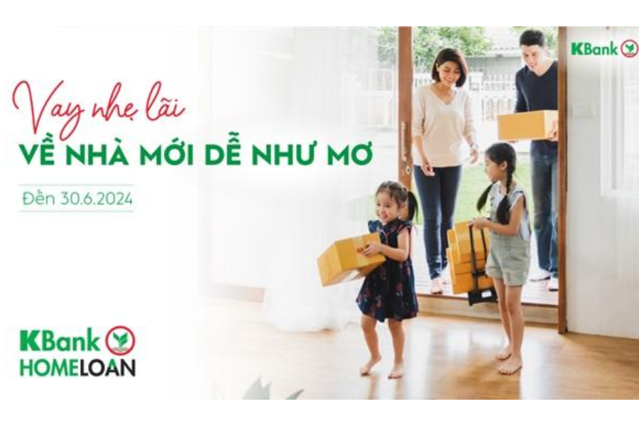 Gói vay hỗ trợ mua nhà của KBank trong hành trình mua nhà