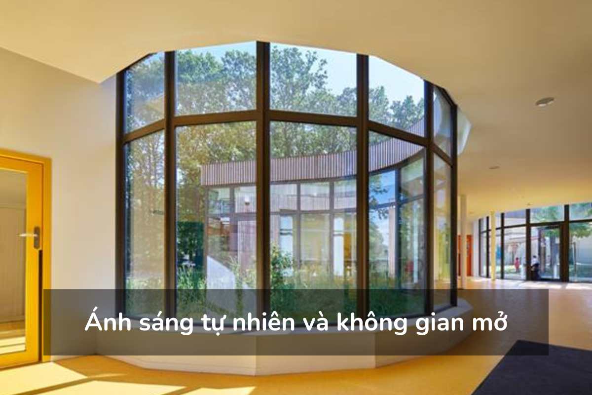 Ánh sáng tự nhiên và không gian mở