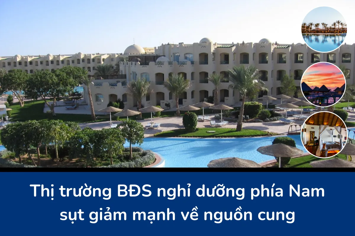 Bất động sản nghỉ dưỡng phía Nam sụt giảm nguồn cung