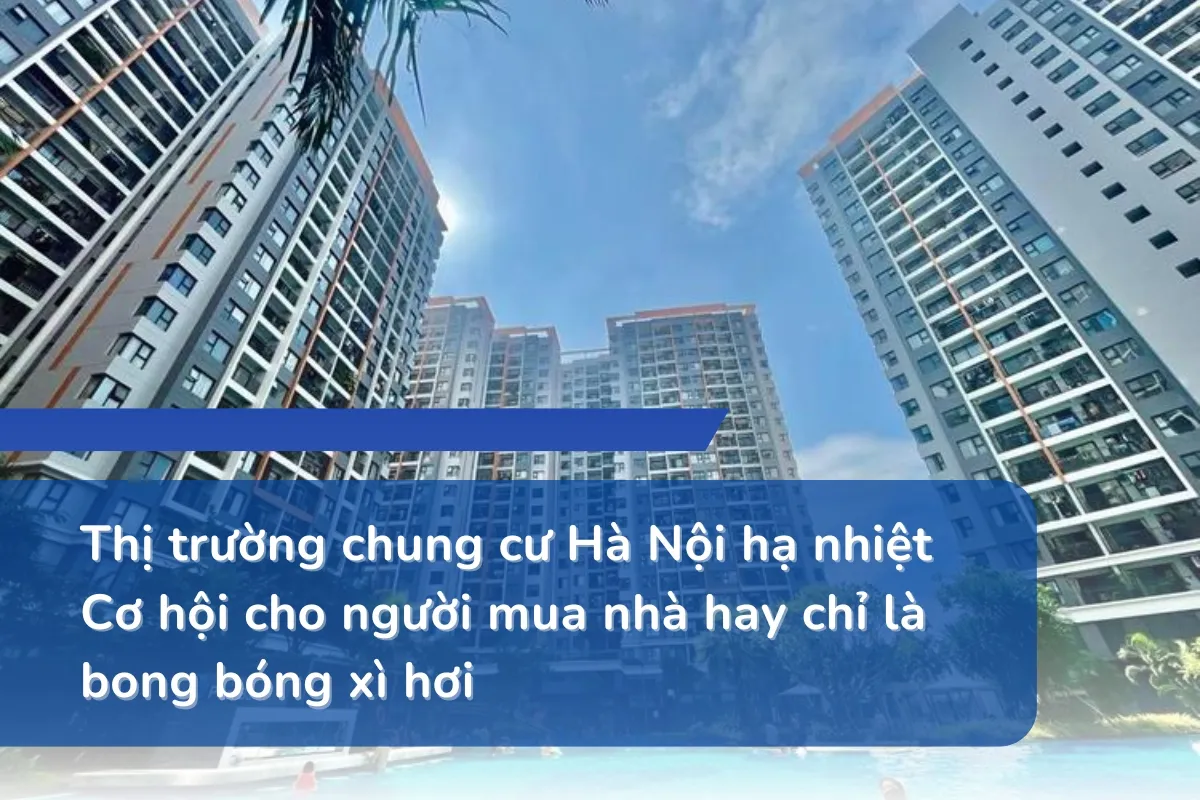 Tòa chung cư cao tầng tại Hà Nội