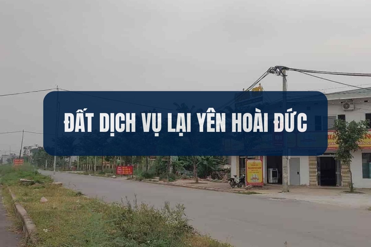 Đât dịch vụ Lại Yên Hoài Đức